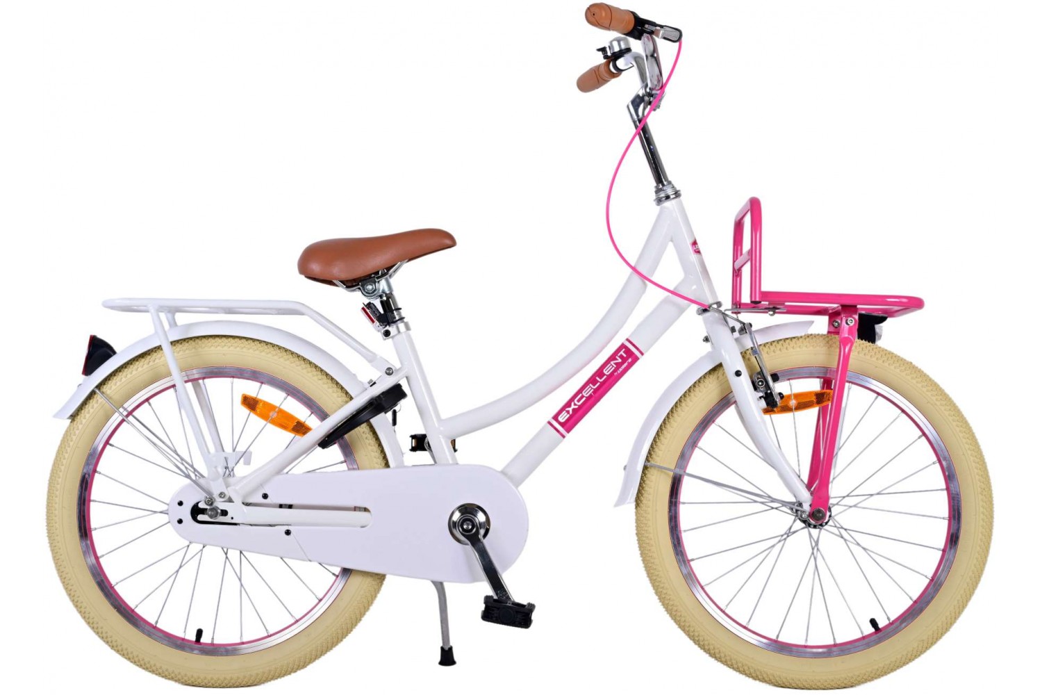 Volare Excellent Vélo Fille 20 pouces Blanc Volare Excellent Vélo Fille 20 pouces Blanc