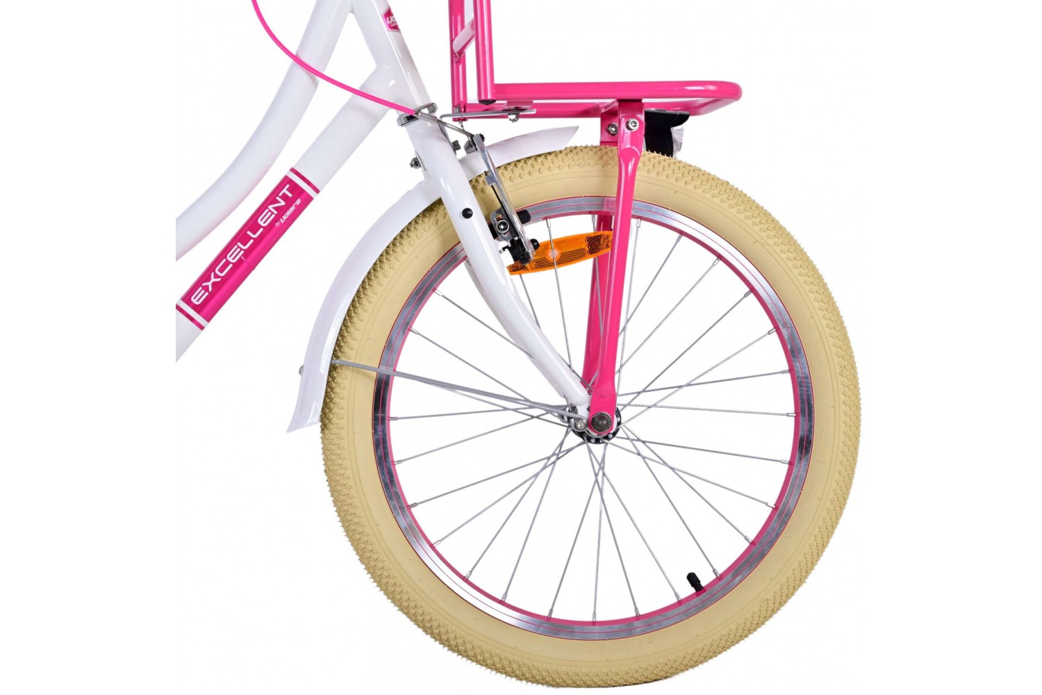 Volare Excellent Vélo Fille 20 pouces Blanc Volare Excellent Vélo Fille 20 pouces Blanc
