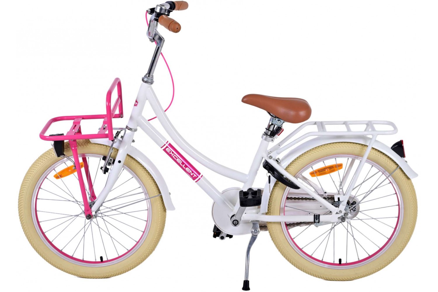 Volare Excellent Vélo Fille 20 pouces Blanc Volare Excellent Vélo Fille 20 pouces Blanc