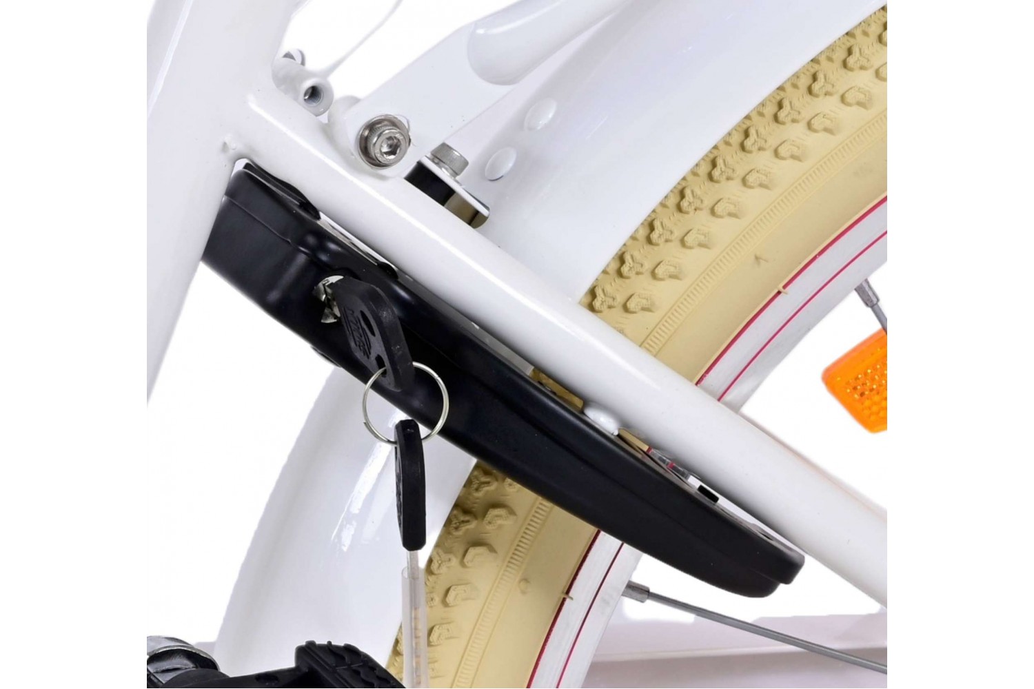 Volare Excellent Vélo Fille 20 pouces Blanc Volare Excellent Vélo Fille 20 pouces Blanc