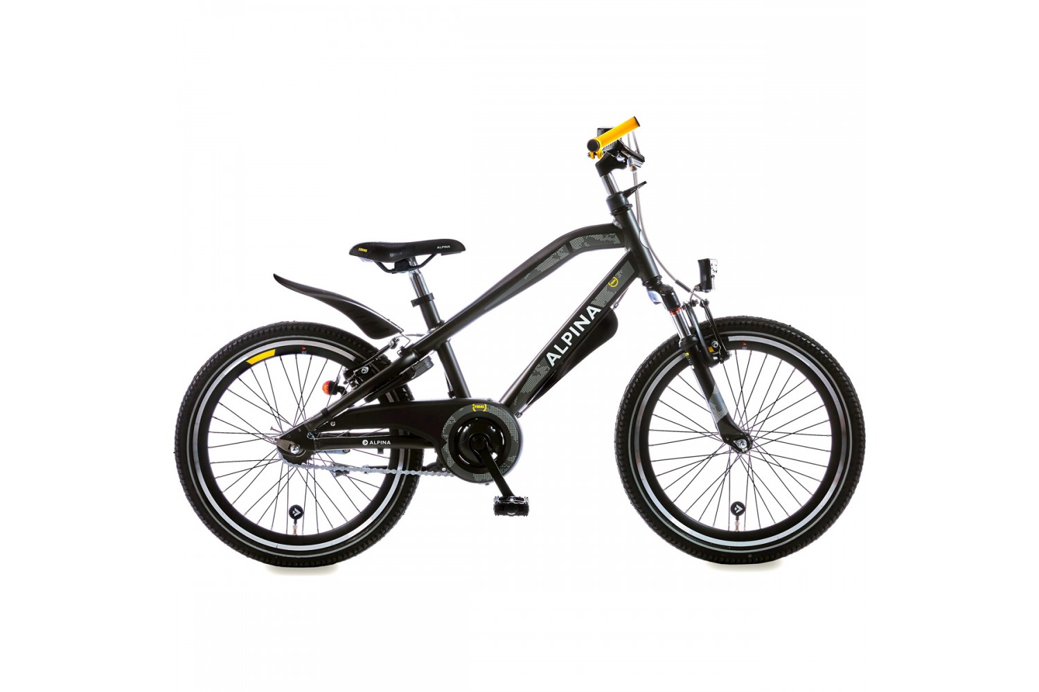 Vélo Enfant Alpina Trial 20 pouces Garçons Espace Noir Matt