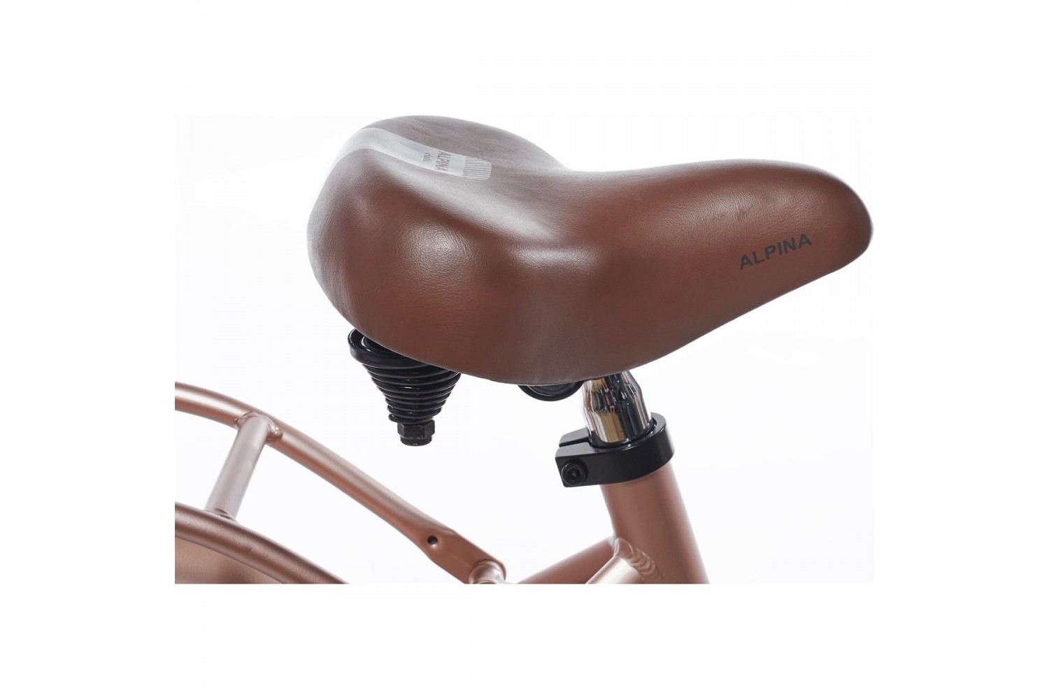 Vélo Hollandais Alpina Clubb 20 pouces Fille Rose Or Mat