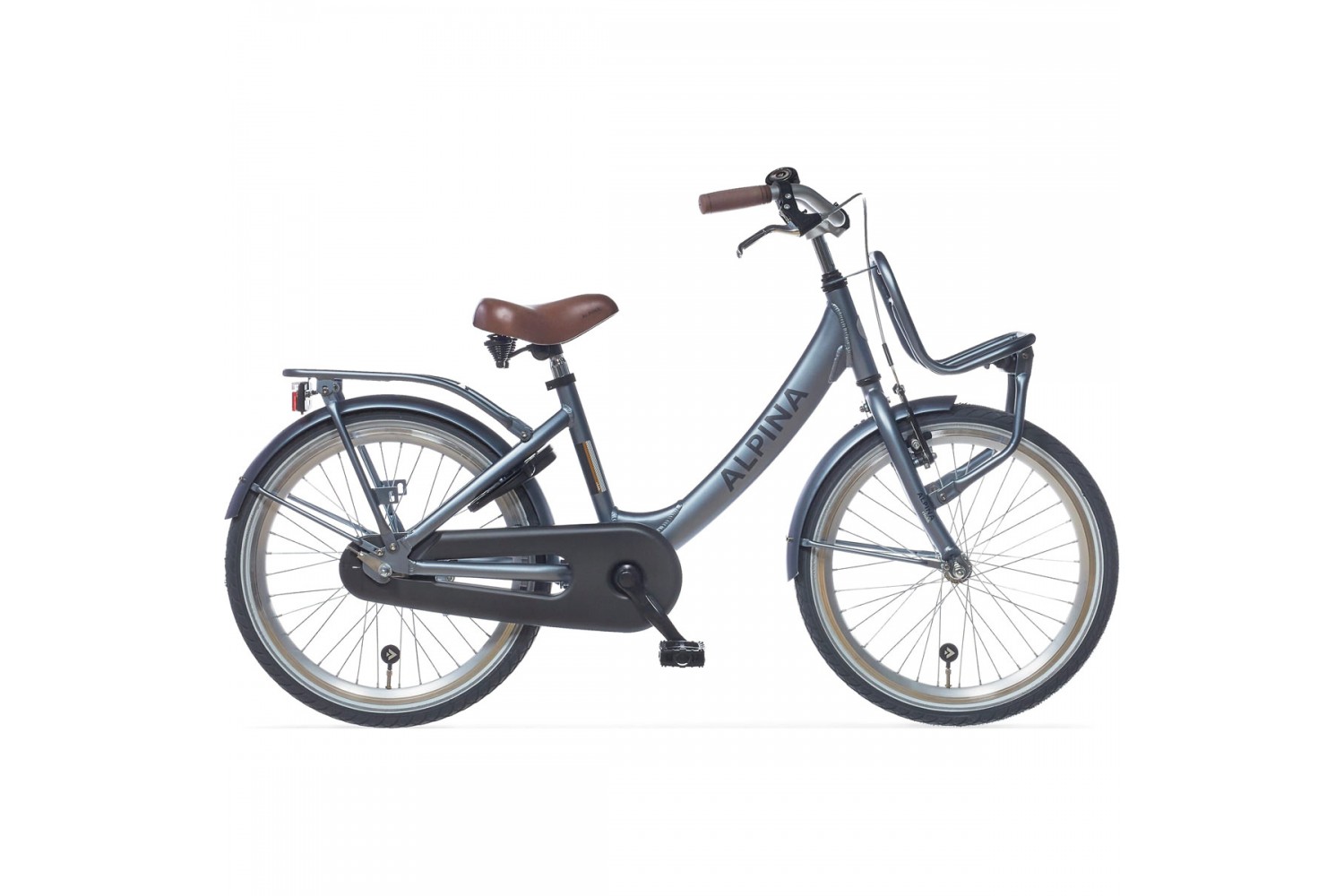 Vélo Hollandais Alpina Clubb 20 pouces Fille Satin Bleu Mat