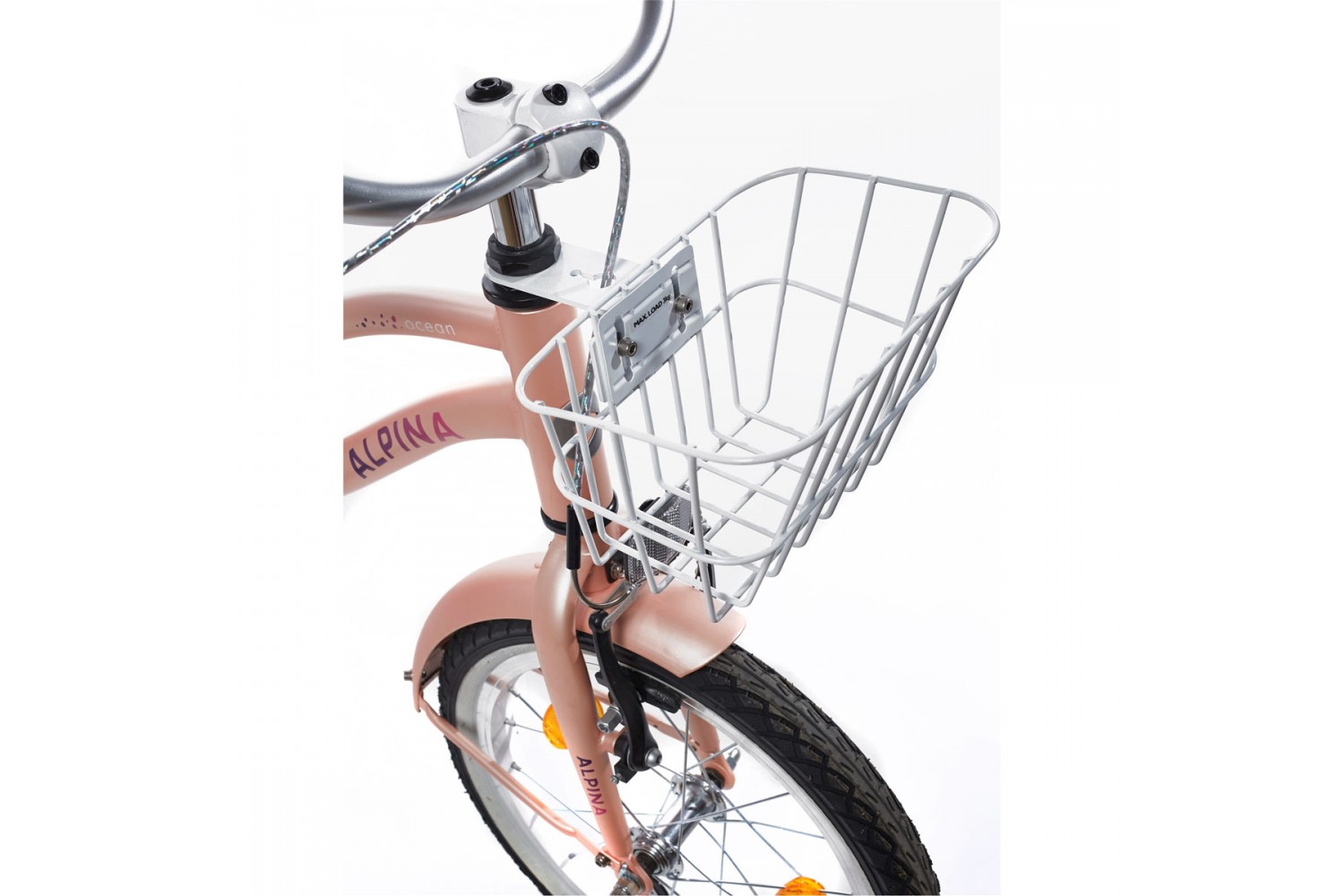 Vélo Enfant Alpina Ocean 16 pouces Fille Rose Brumeux Matt