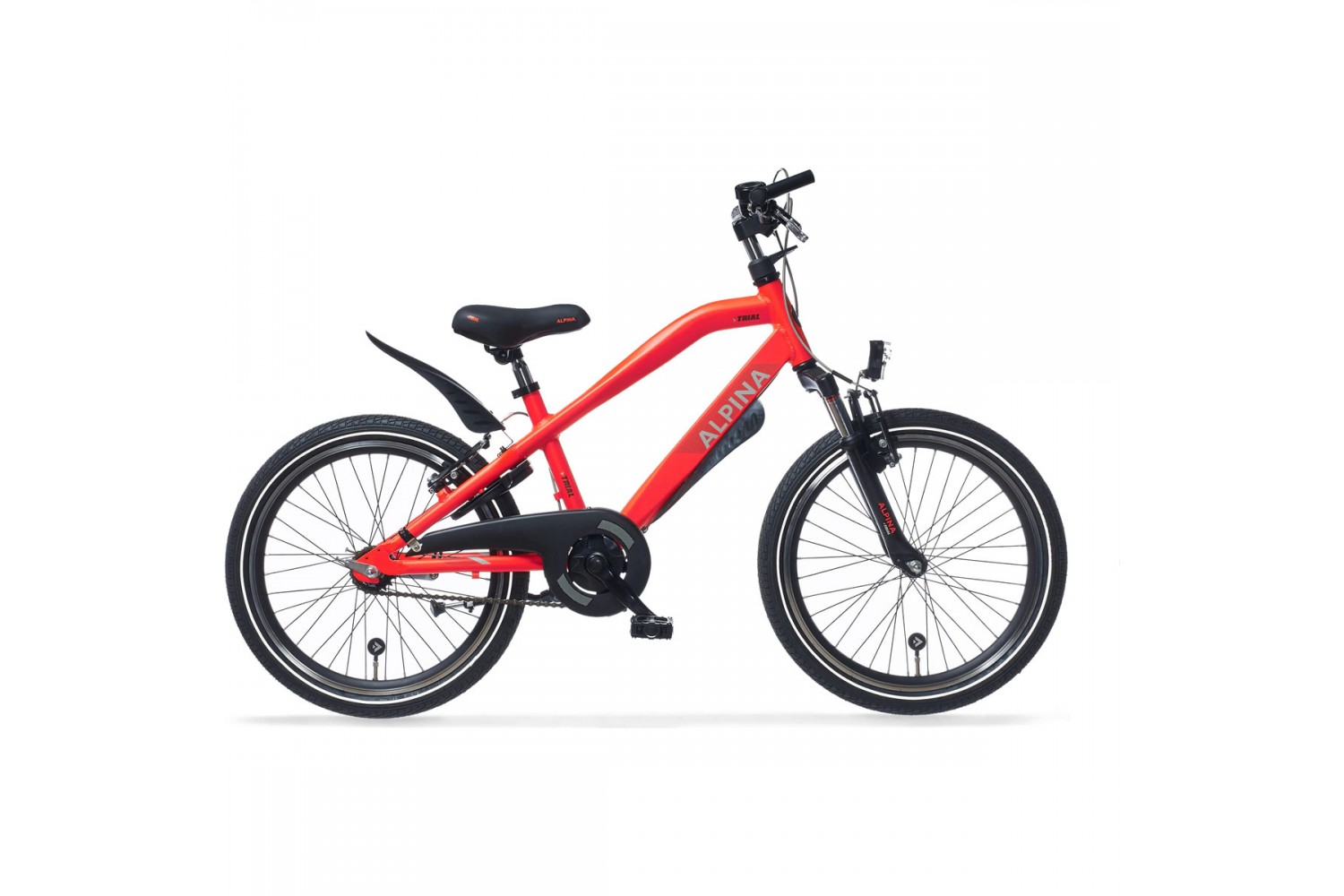 Vélo Enfant Alpina Trial 20 pouces Garçons Rouge Méon Matt