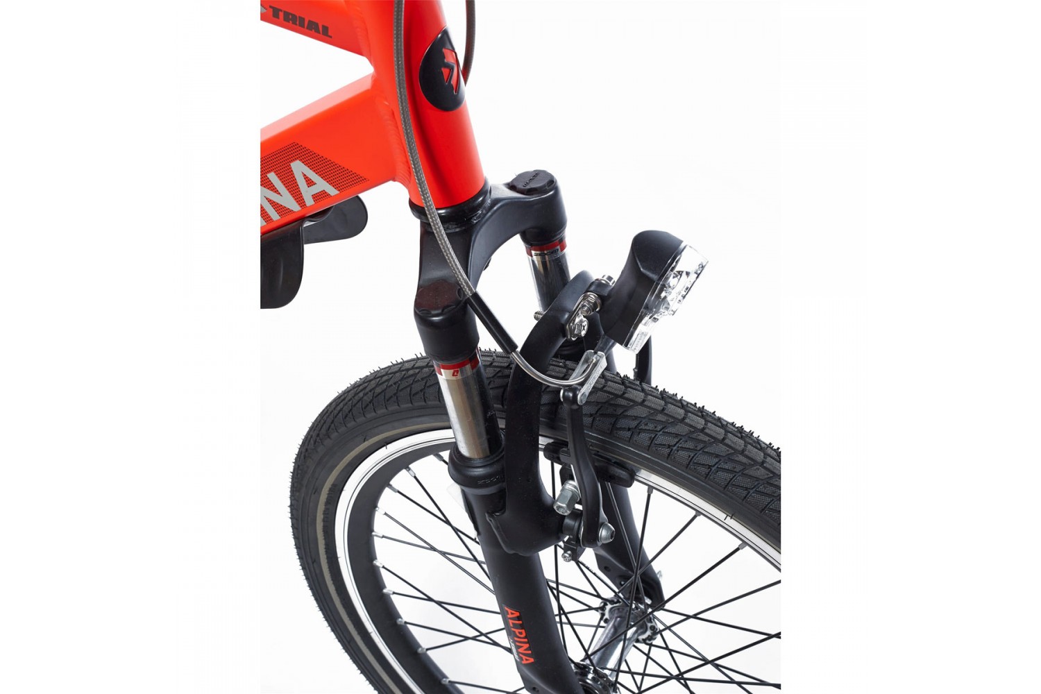 Vélo Enfant Alpina Trial 20 pouces Garçons Rouge Méon Matt