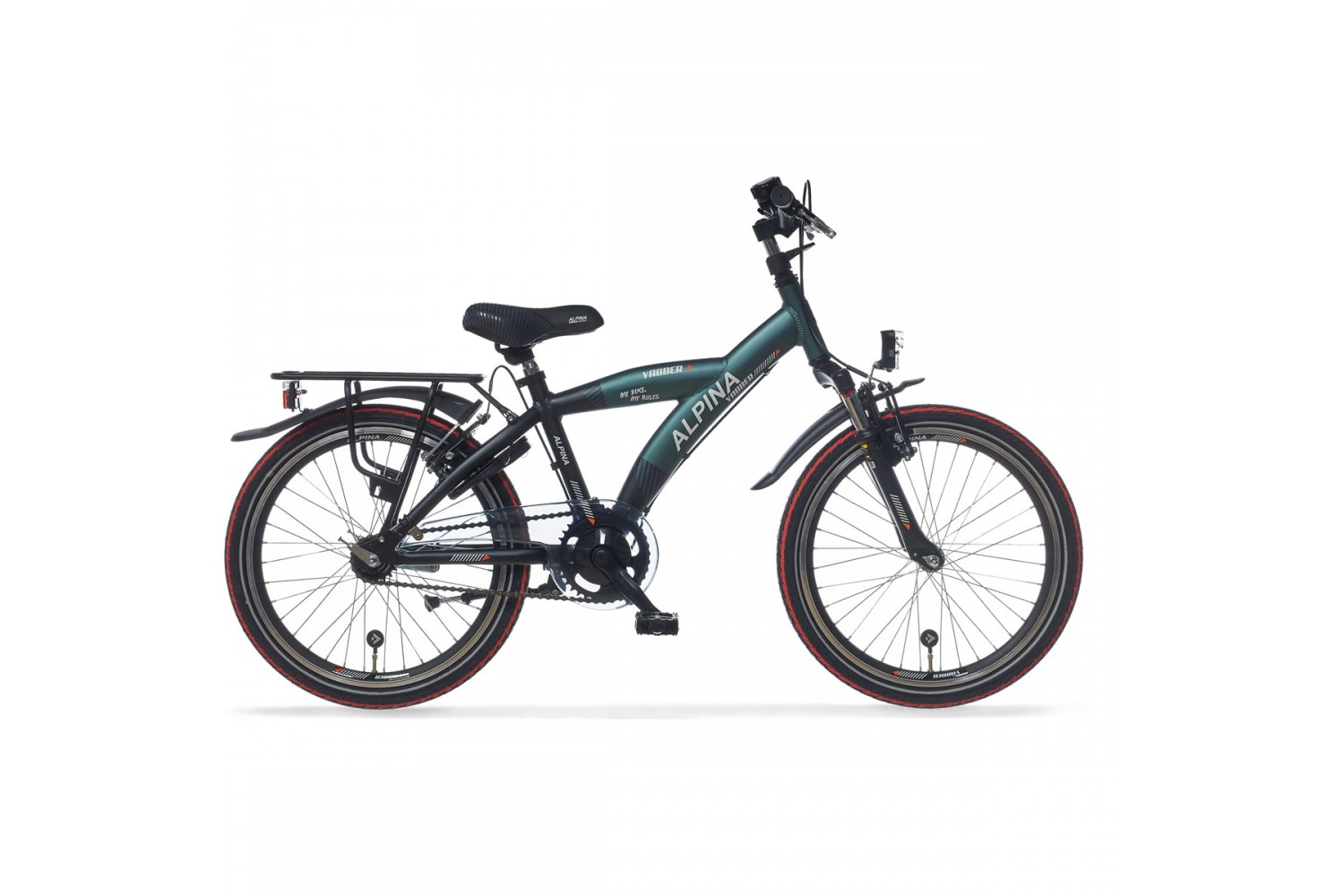 Vélo Enfant Alpina Yabber 20 pouces Garçons Vert Pine Matt