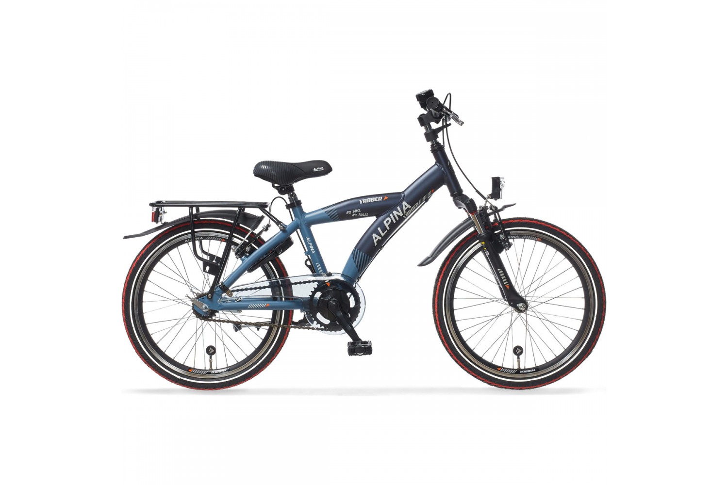 Vélo Enfant Alpina Yabber 20 pouces Garçons Bleu Marine Matt