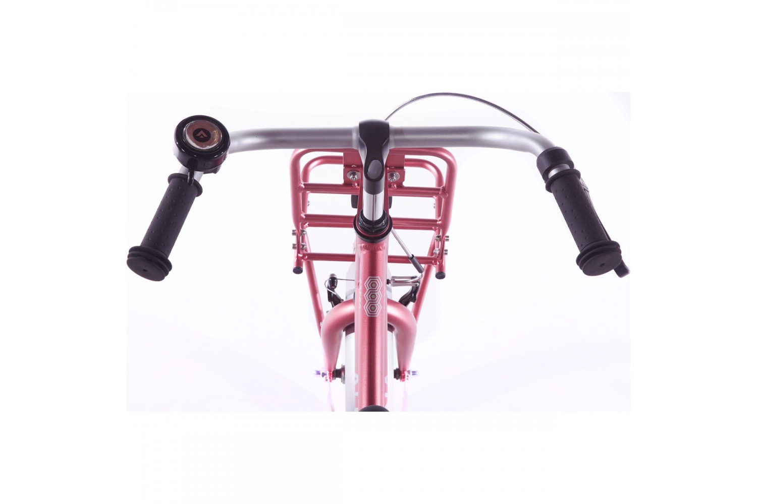 Vélo Hollandais Alpina Cargo 18 pouces Fille Rose Rouge Baie Matt