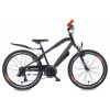 Vélo Enfant Alpina Trial Sport R7 24 pouces Garçons Espace Noir Matt