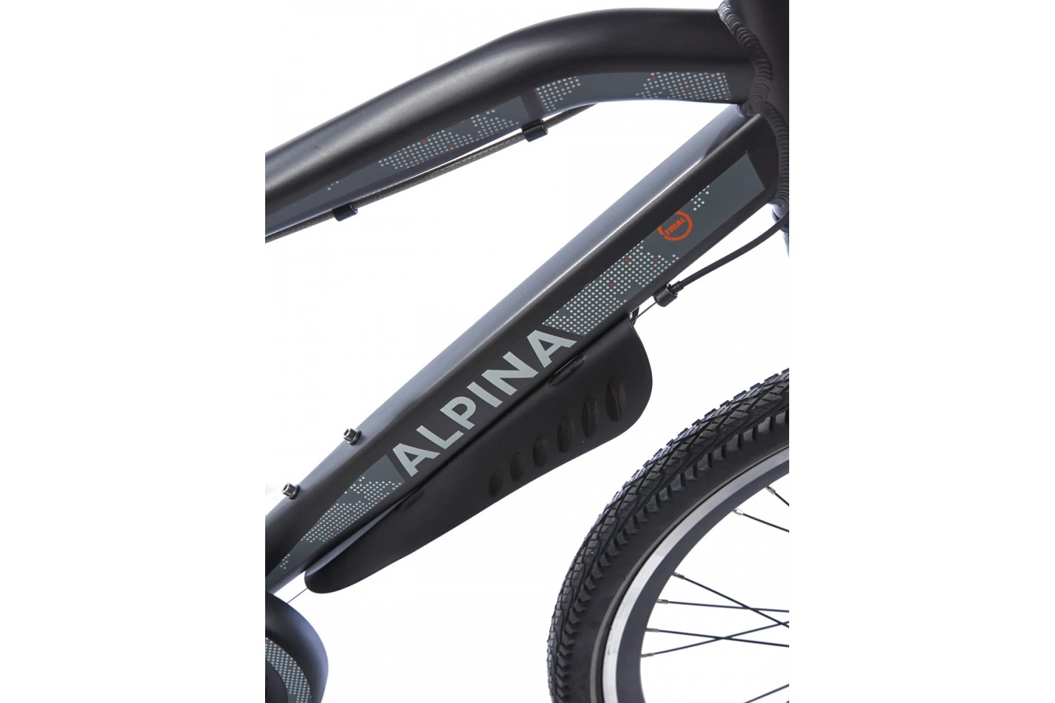 Vélo Enfant Alpina Trial Sport R7 24 pouces Garçons Espace Noir Matt