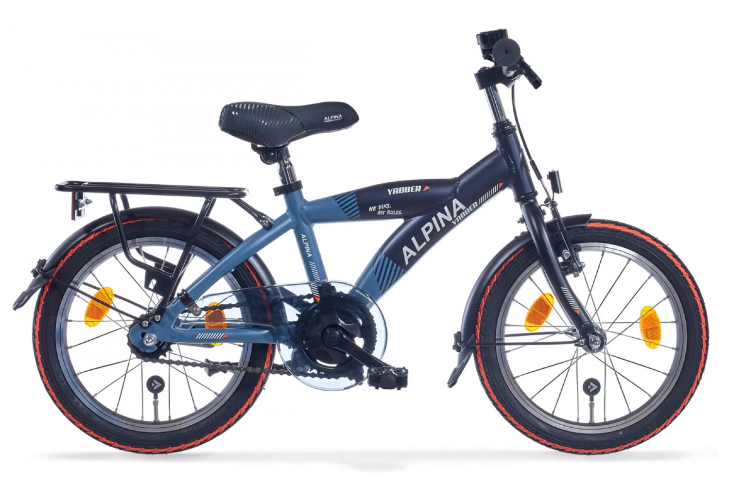 Vélo Enfant Alpina Yabber 16 pouces Garçons Stone Blue Matt