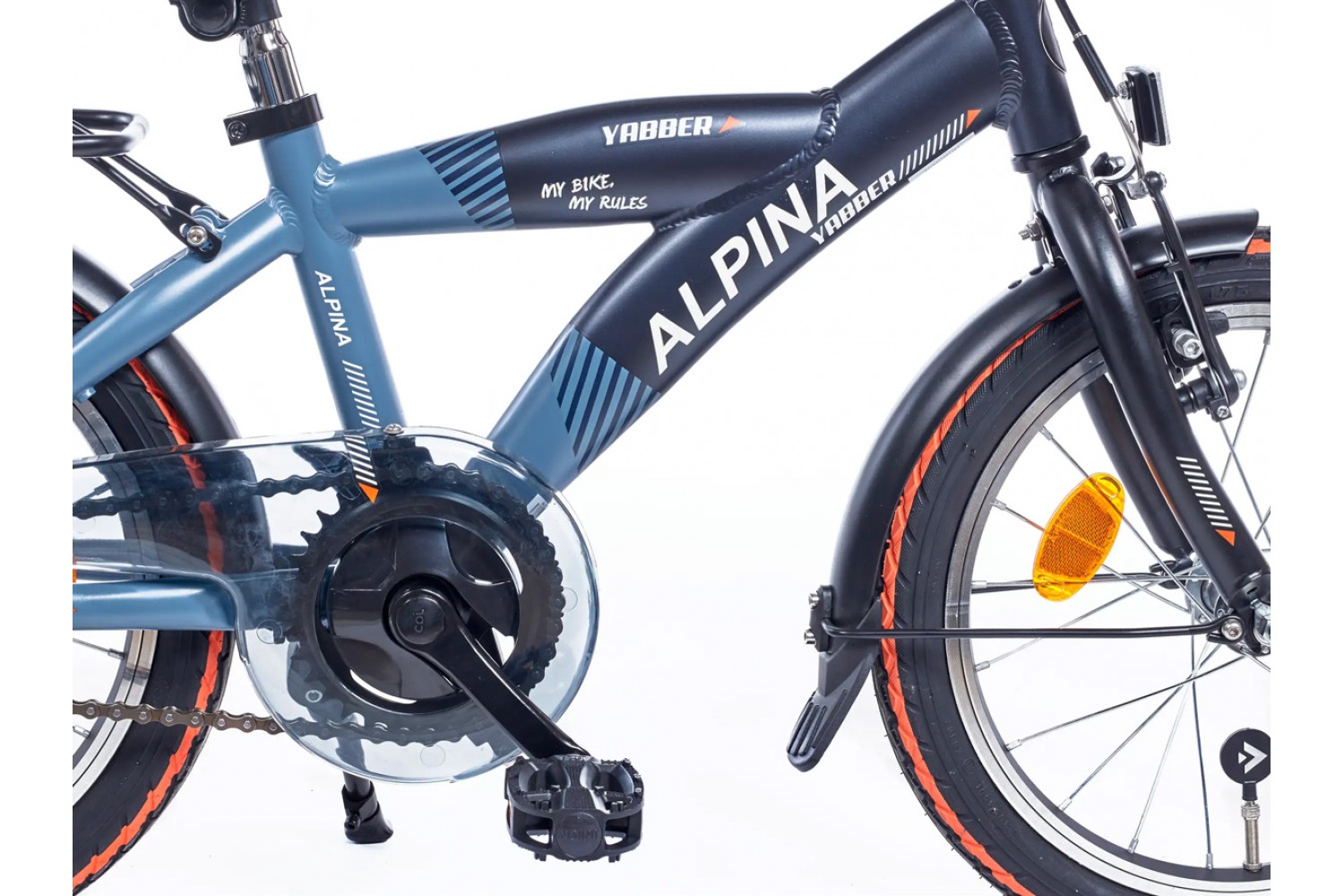 Vélo Enfant Alpina Yabber 16 pouces Garçons Stone Blue Matt