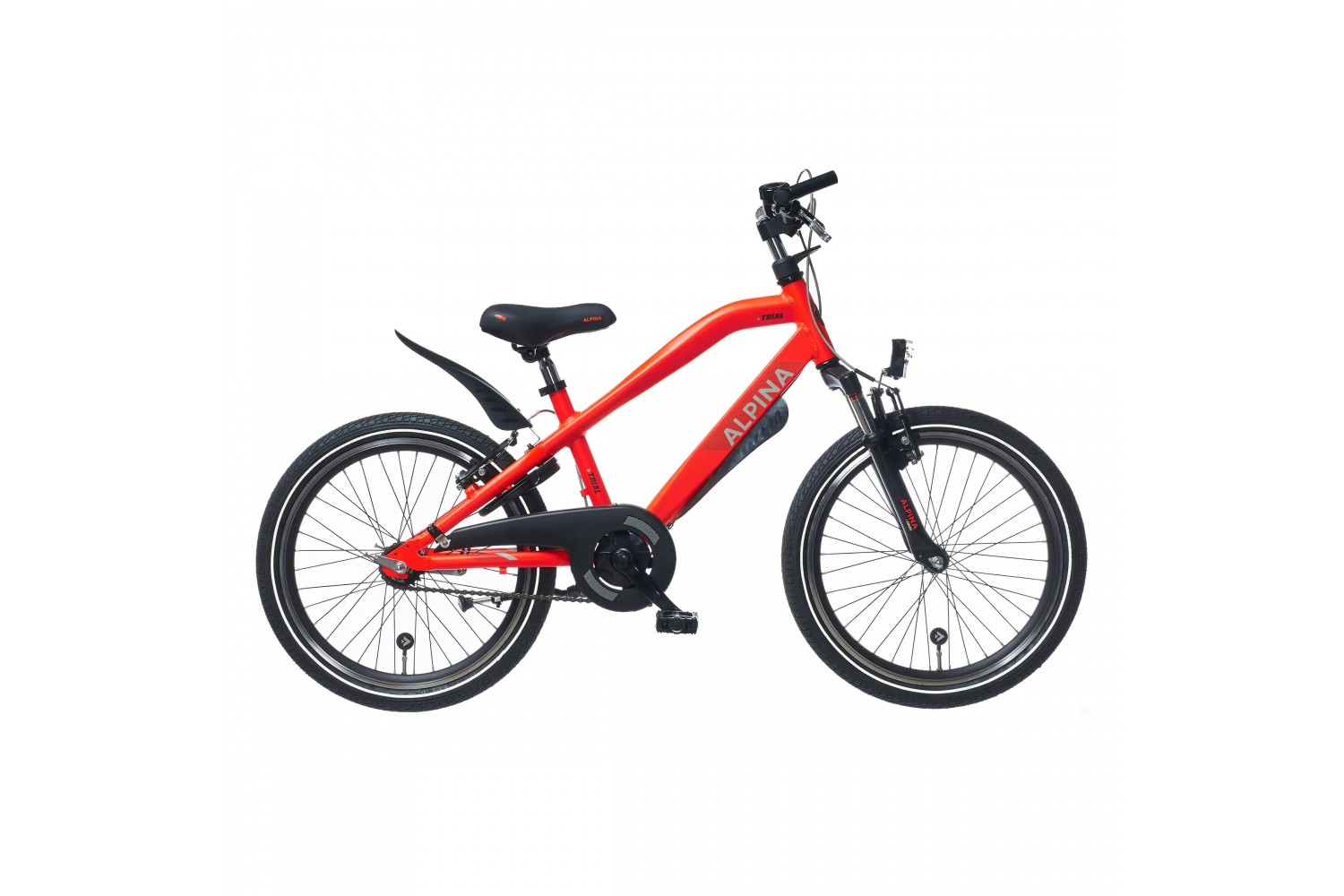 Vélo Enfant Alpina Trial 22 pouces Garçons Rouge Matt