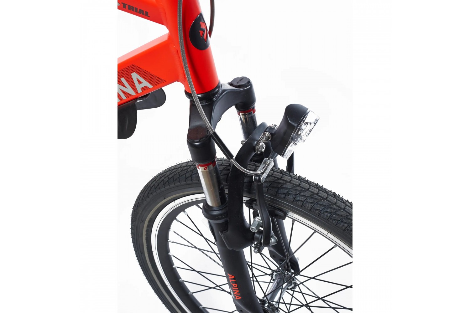 Vélo Enfant Alpina Trial 22 pouces Garçons Rouge Matt