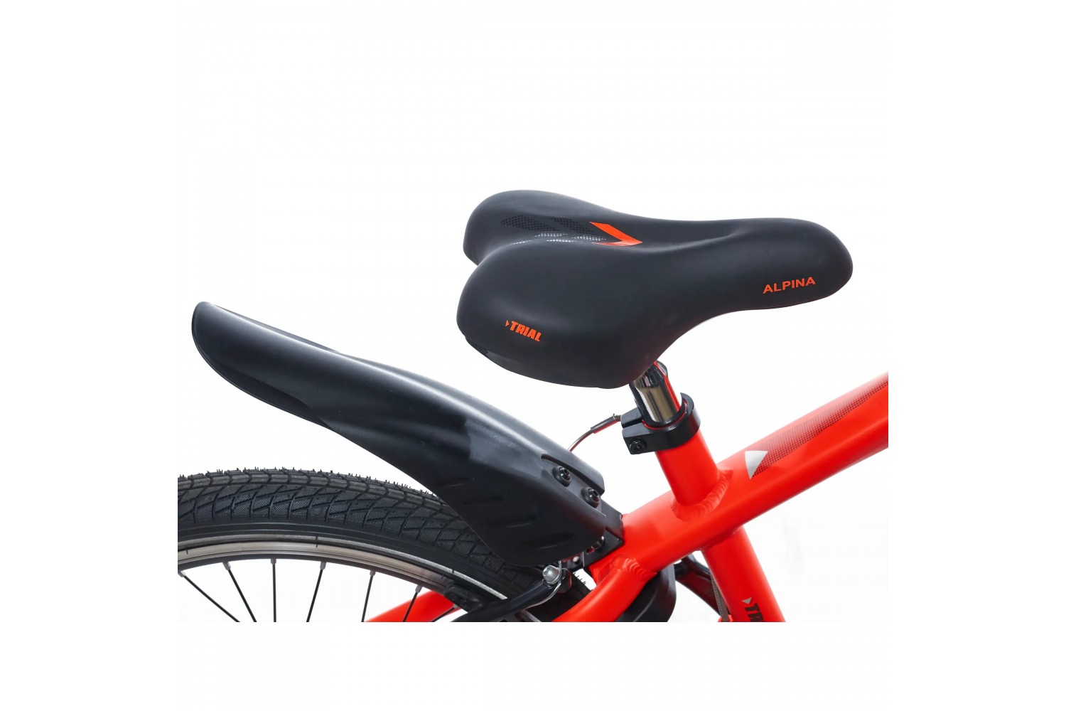 Vélo Enfant Alpina Trial 22 pouces Garçons Rouge Matt