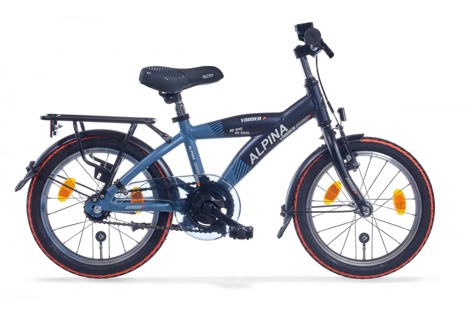 Vélo Enfant Alpina Yabber 18 pouces Garçons Stone Blue Matt