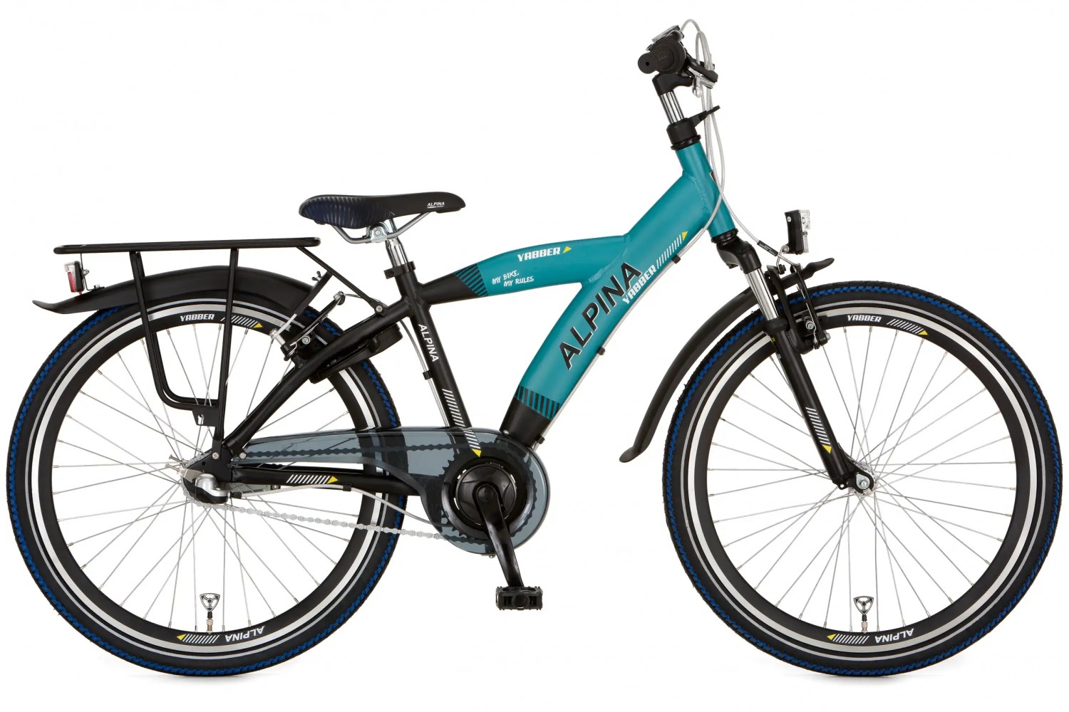 Vélo Enfant Alpina Yabber 24 pouces Garçons Pacific Blue