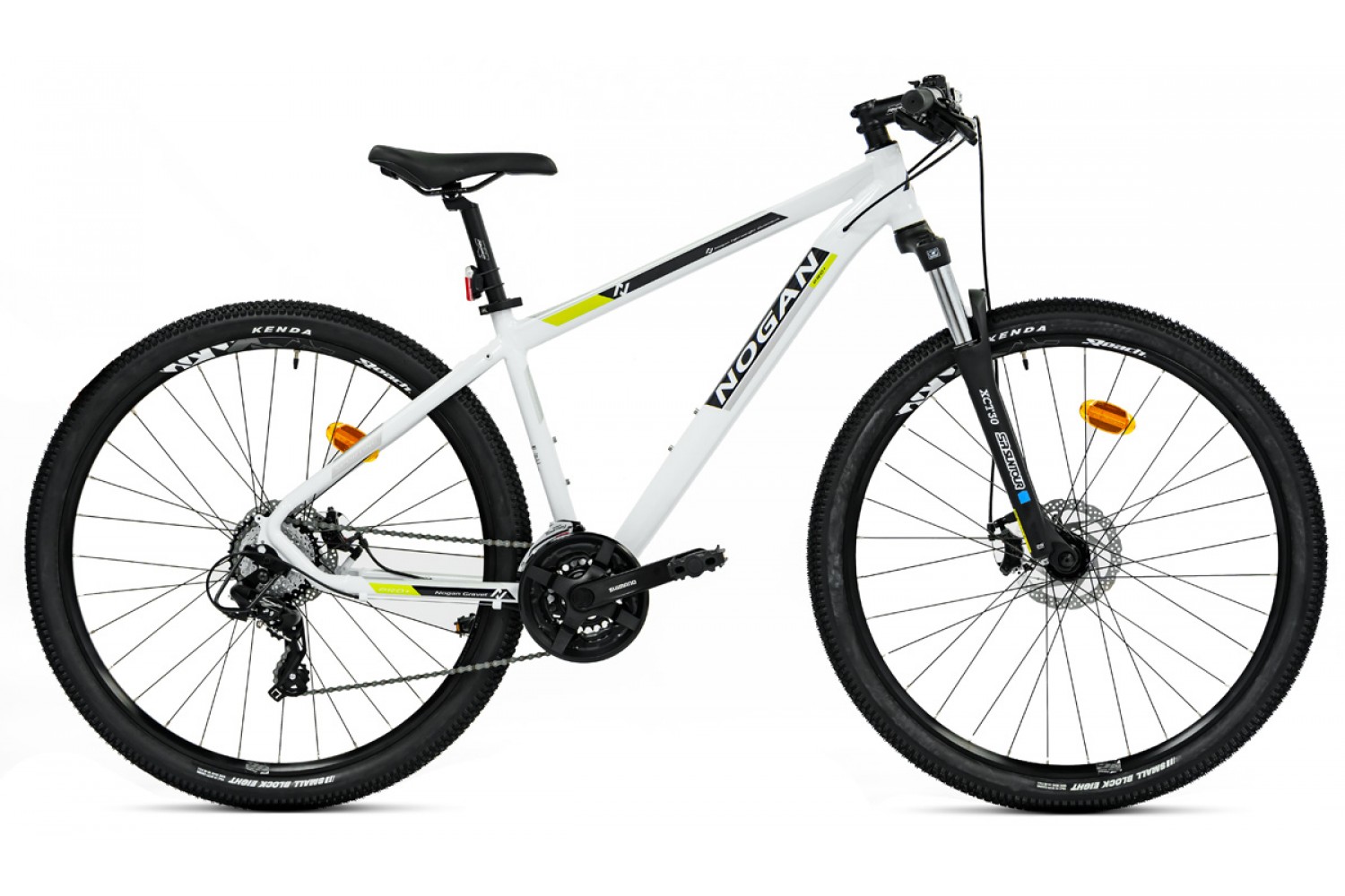 Vélo VTT Nogan Gravel PRO+ 27.5 pouces Small Arctic White