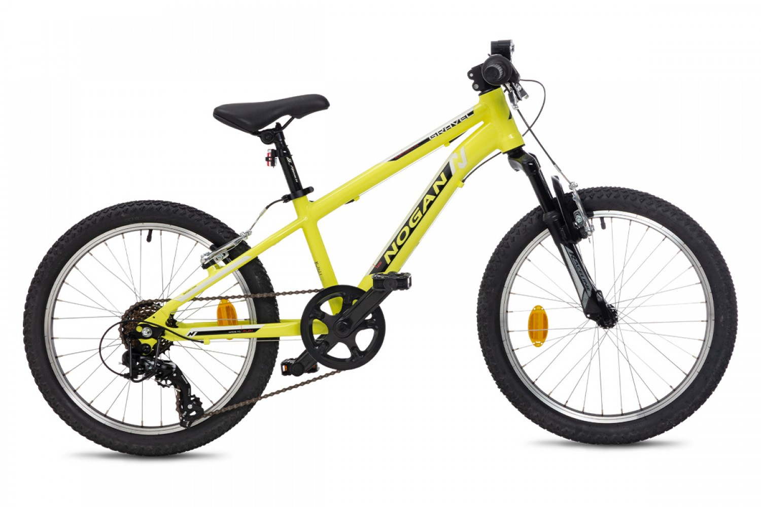 Vélo VTT Enfant Nogan Gravel FUN AL 20 pouces Electric Yellow