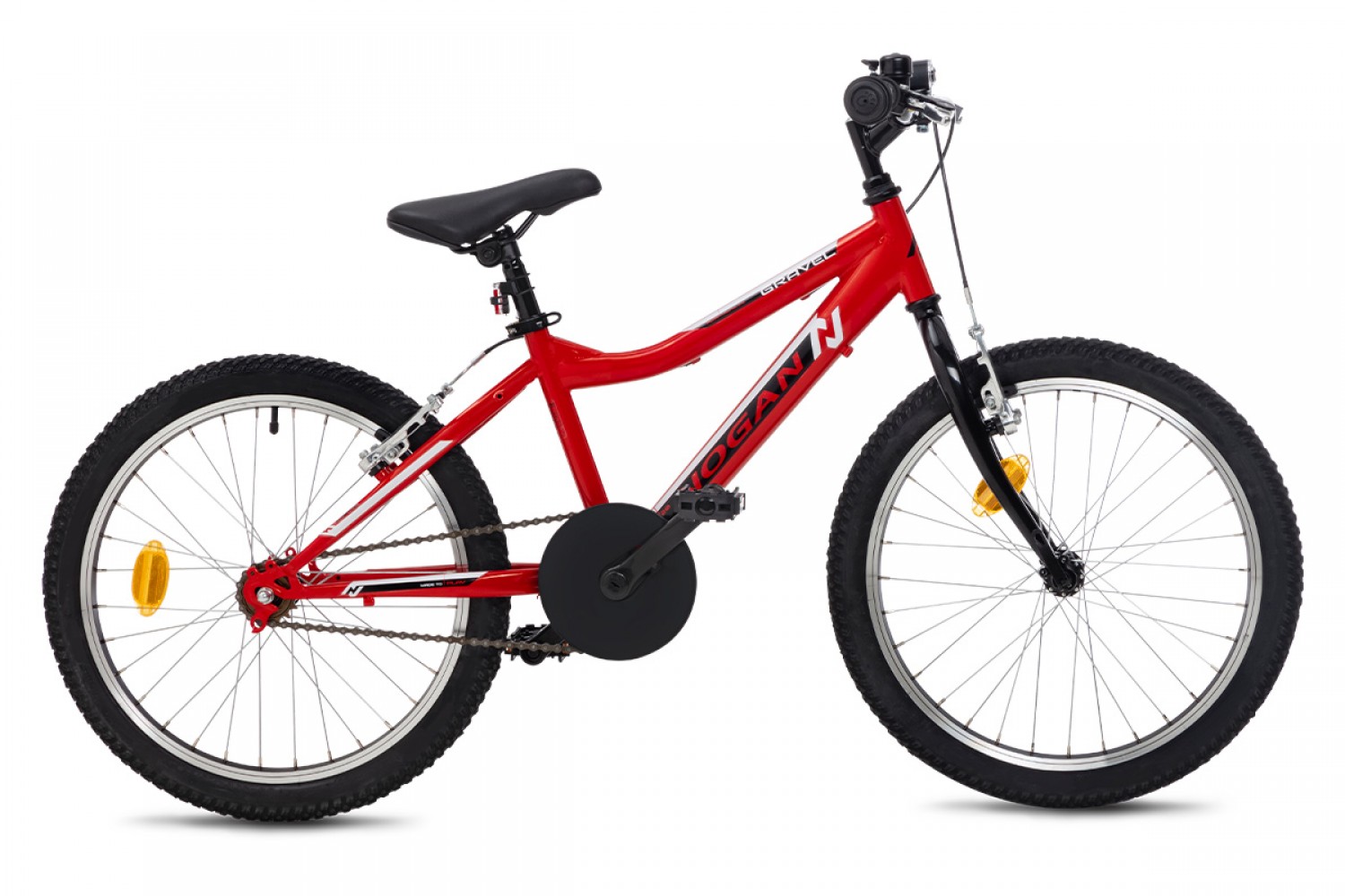 Nogan Gravel FUN Kids Mountain Bike 20-inch Signal Red