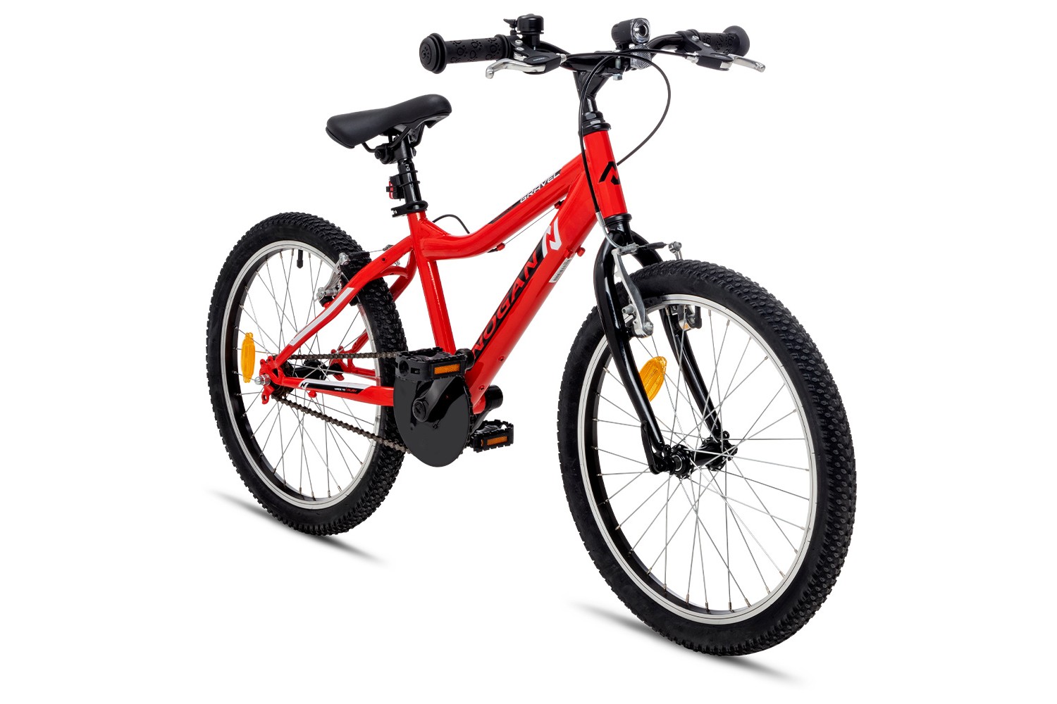 Nogan Gravel FUN Kids Mountain Bike 20-inch Signal Red