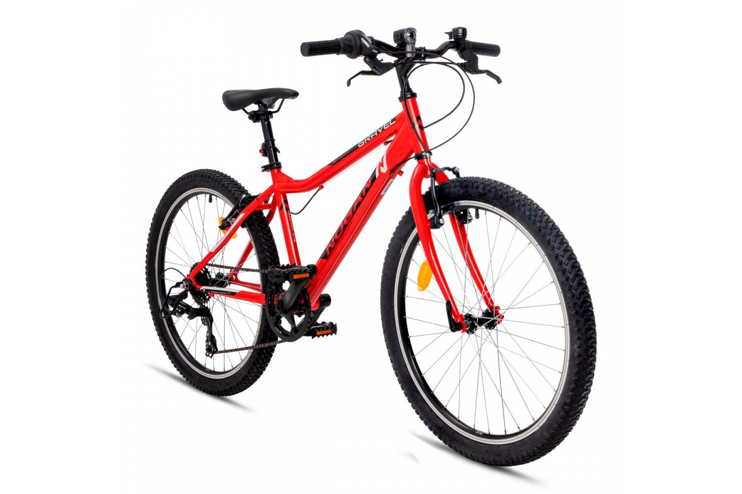 Vélo VTT Enfant Nogan Gravel GO 24 pouces Signal Red