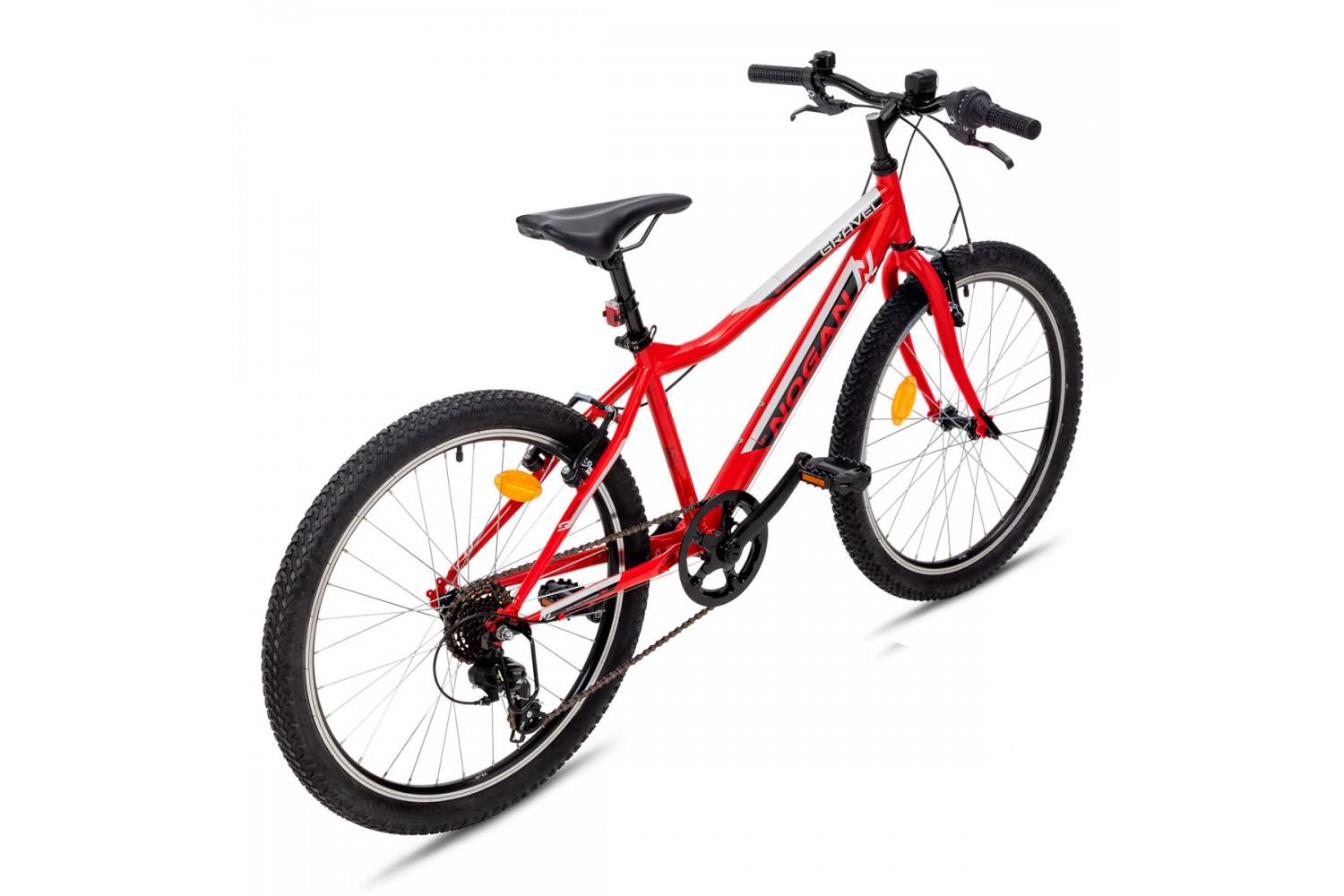 Vélo VTT Enfant Nogan Gravel GO 24 pouces Signal Red