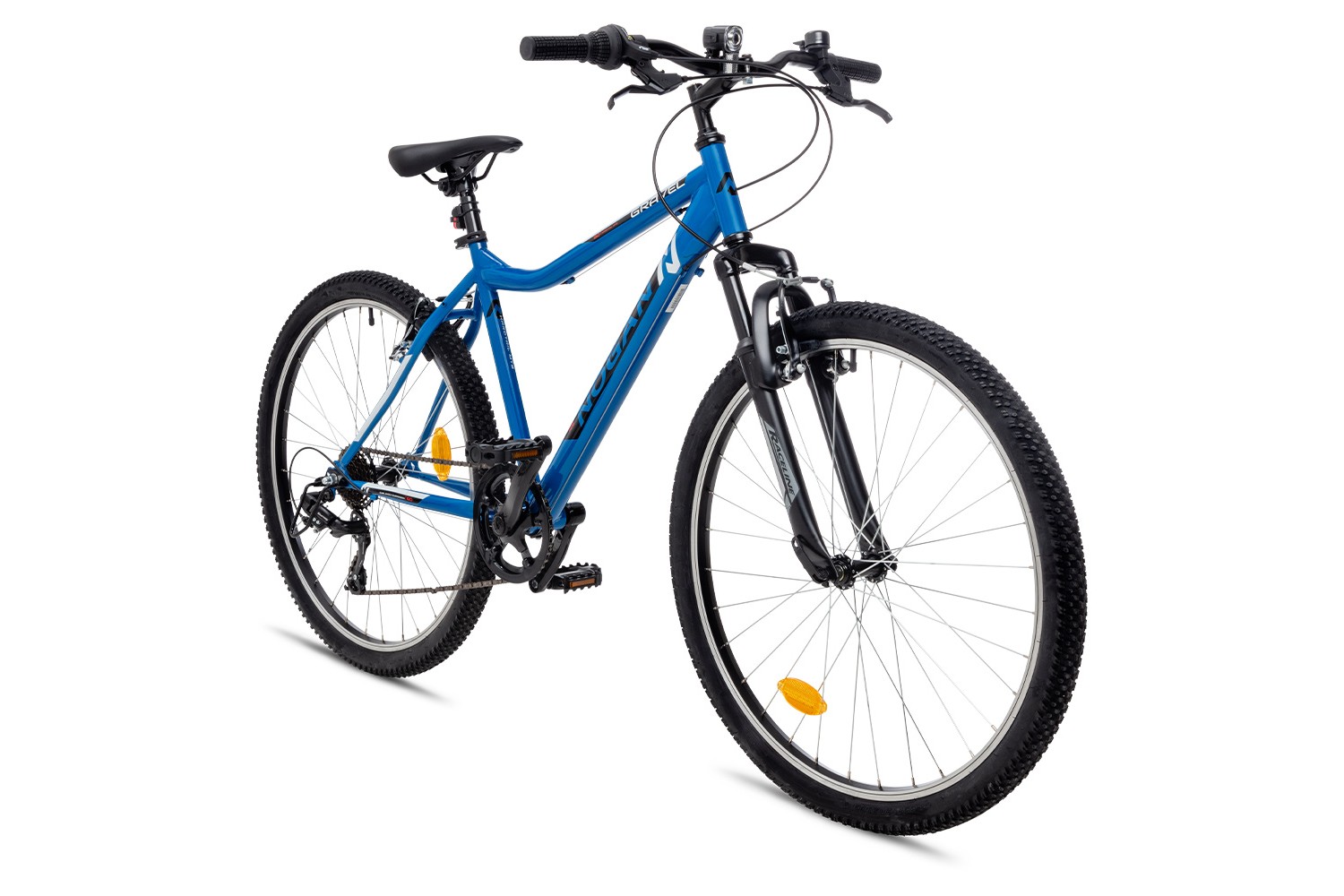 Vélo VTT Enfant Nogan Gravel GO Suspension 26 pouces Ocean Blue