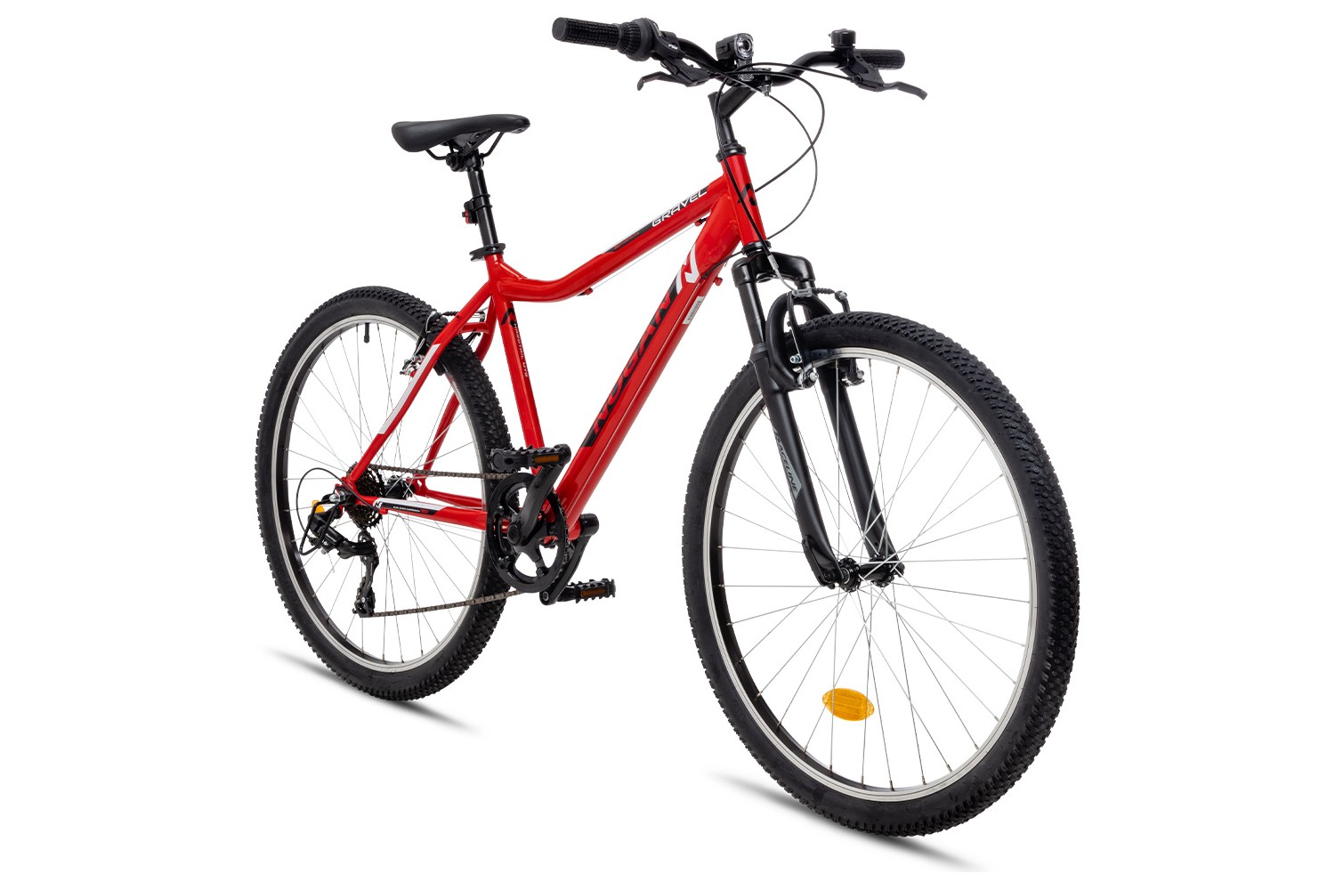 Vélo VTT Enfant Nogan Gravel GO Suspension 26 pouces Signal Red