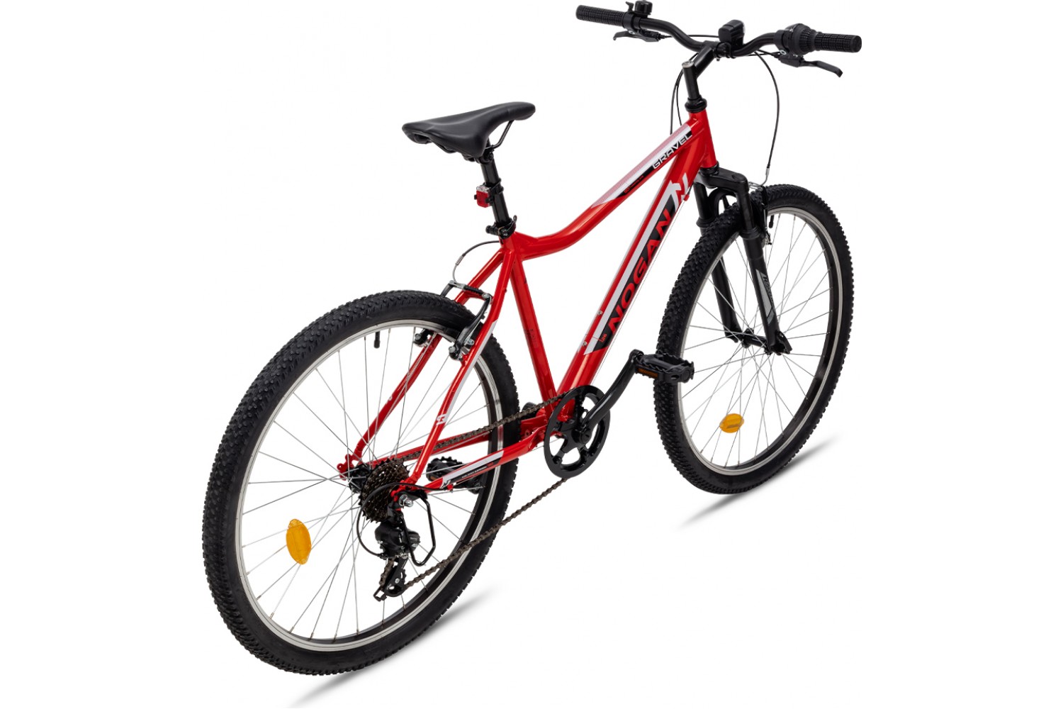 Vélo VTT Enfant Nogan Gravel GO Suspension 26 pouces Signal Red