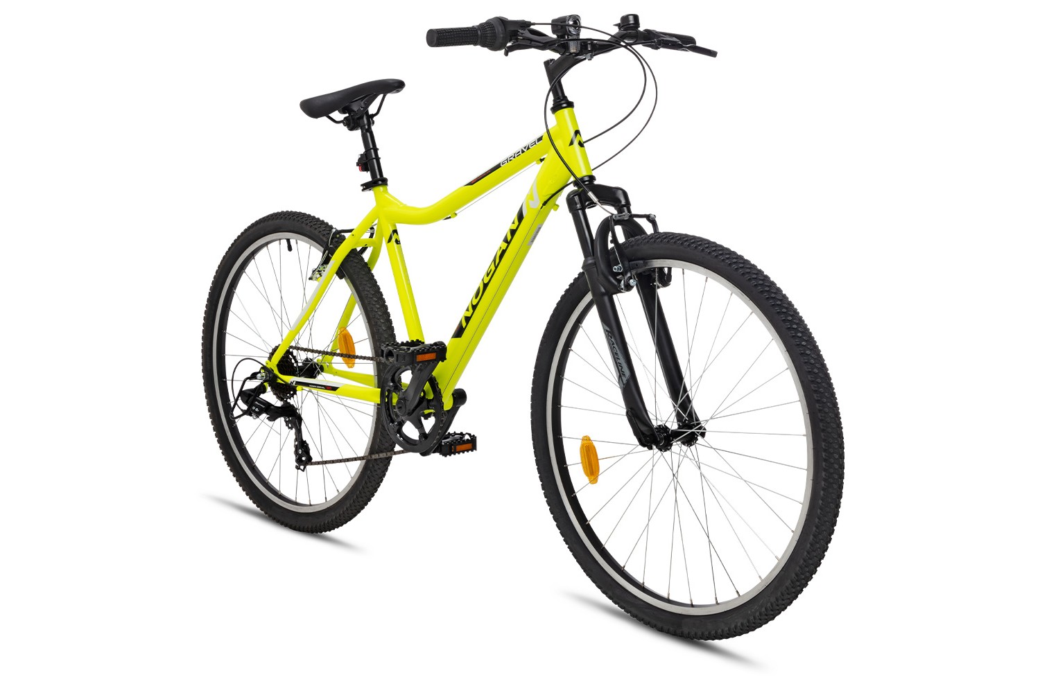 Vélo VTT Enfant Nogan Gravel GO Suspension 26 pouces Electric Yellow