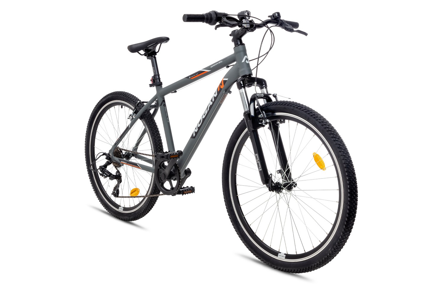 Vélo VTT Enfant Nogan Gravel PRO 26 pouces Graphite Grey