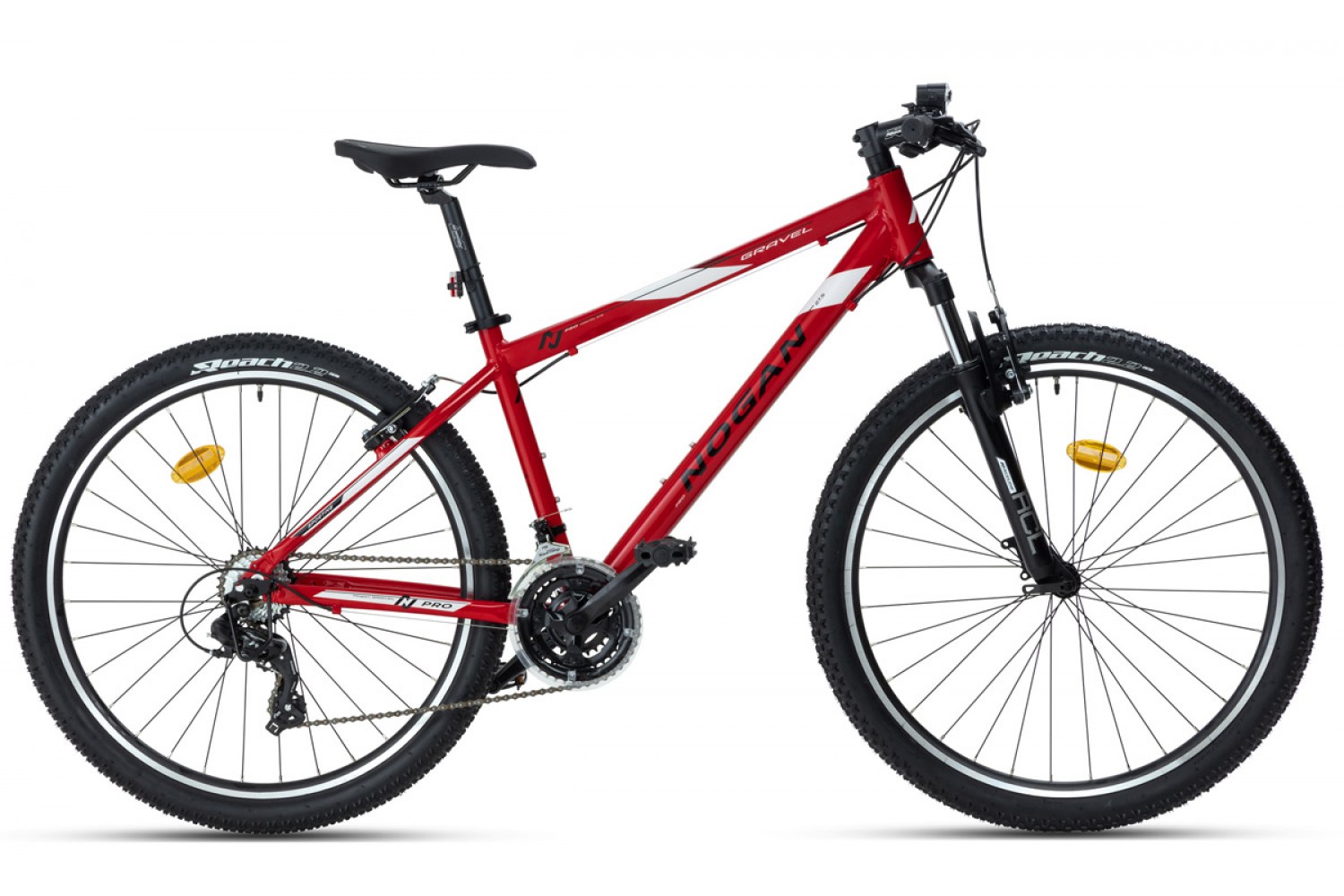 Vélo VTT Nogan Gravel PRO 27.5 pouces Large Signal Red