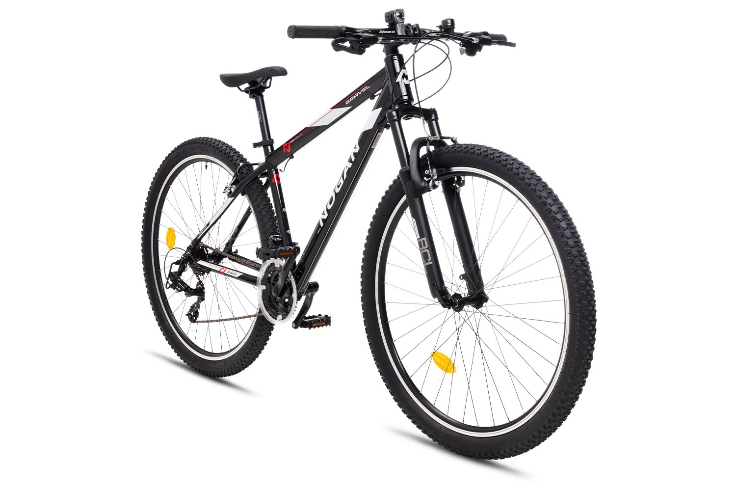 Vélo VTT Nogan Gravel PRO 27.5 pouces Medium Jet Black