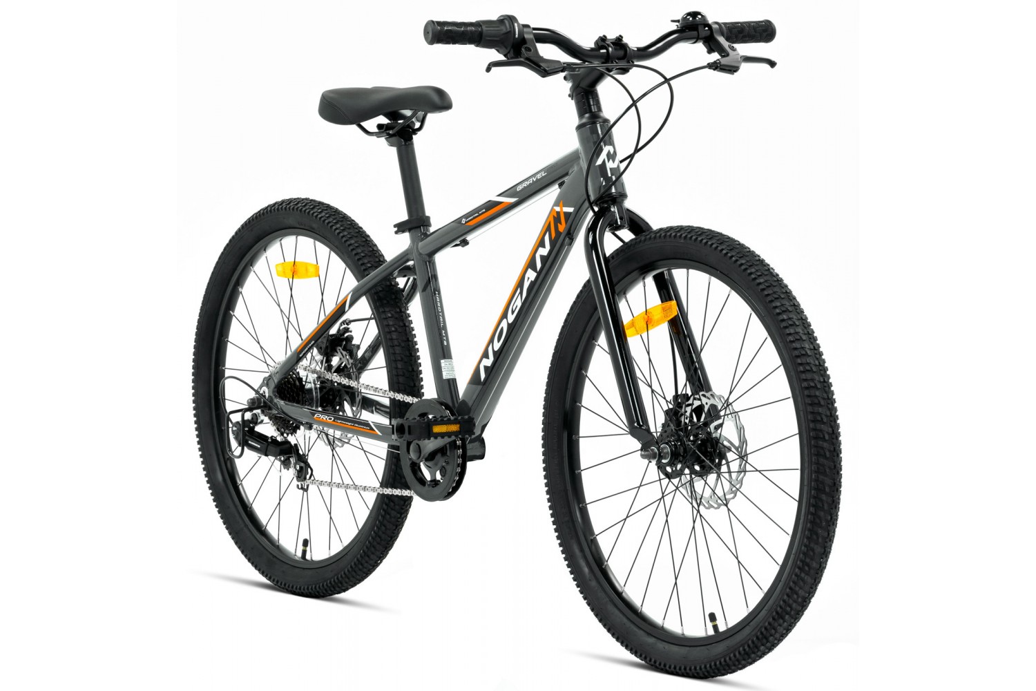 Nogan Gravel PRO 24 pouces VTT Enfant Gris Nogan Gravel PRO 24 pouces VTT Enfant Gris