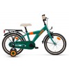 Vélo Enfant Loekie Booster 16 pouces Garçons Vert