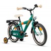 Vélo Enfant Loekie Booster 16 pouces Garçons Vert