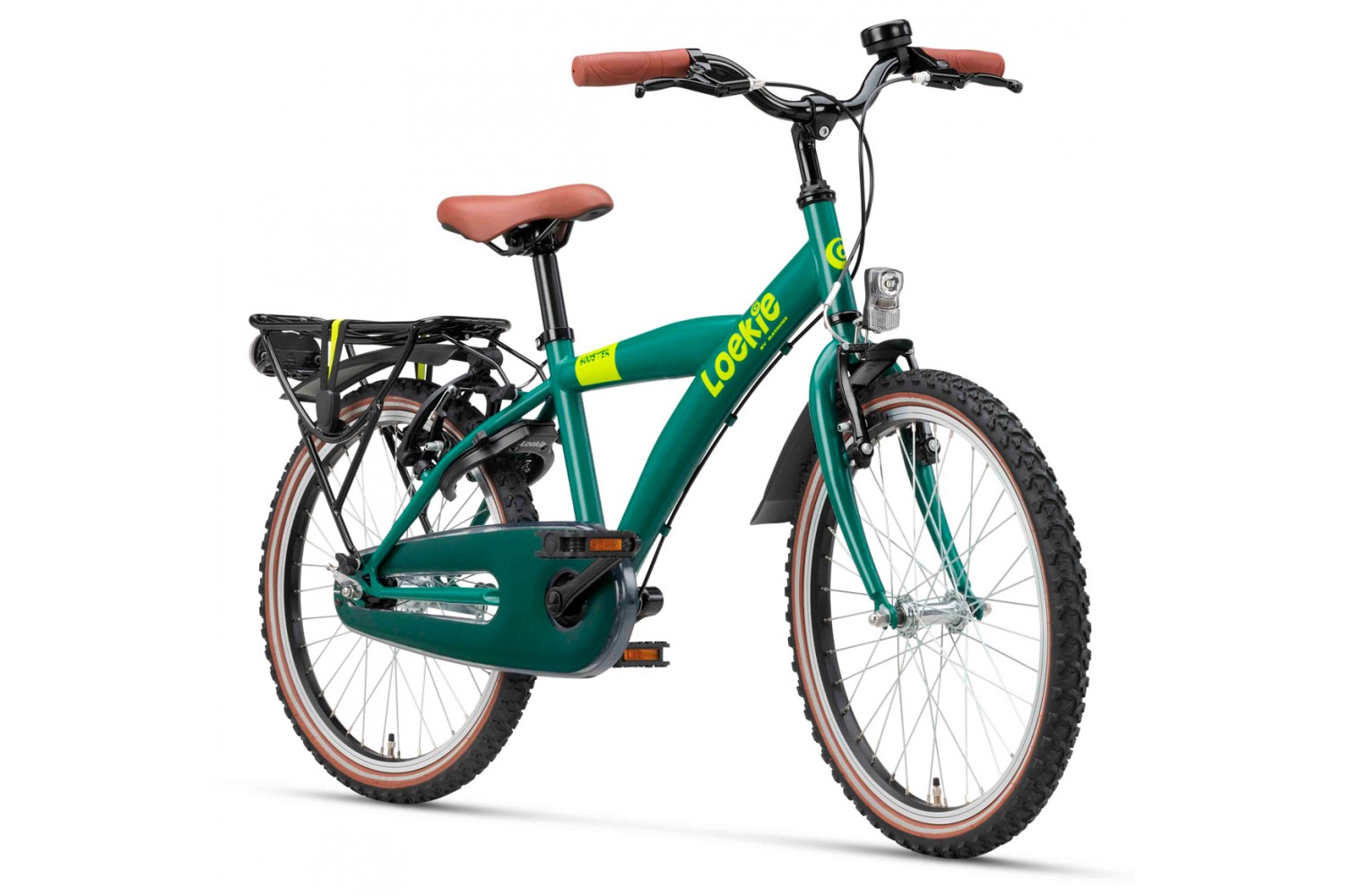 Vélo Enfant Loekie Booster 20 pouces Garçons Vert