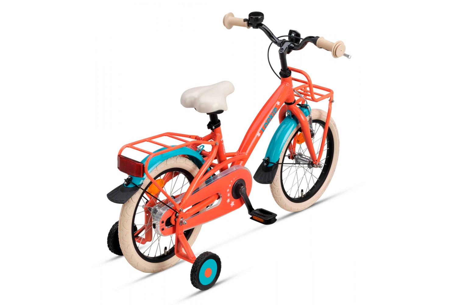 Vélo Enfant Loekie Princesse 16 pouces Fille Rose