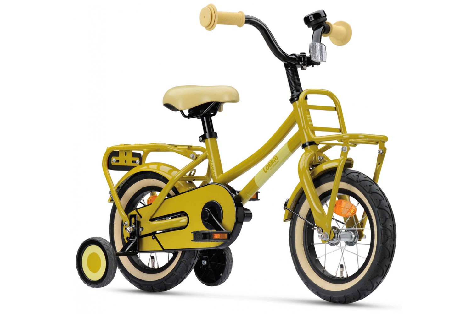 Vélo Enfant Loekie PACKD 12 pouces Fille Ocre