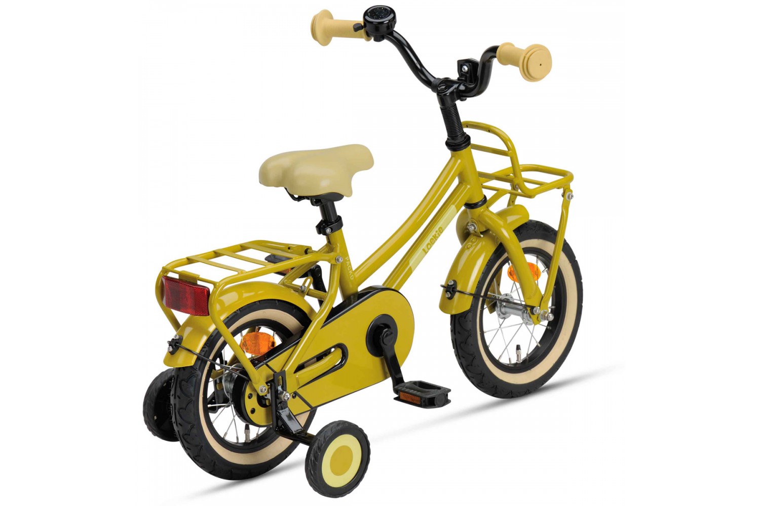 Vélo Enfant Loekie PACKD 12 pouces Fille Ocre