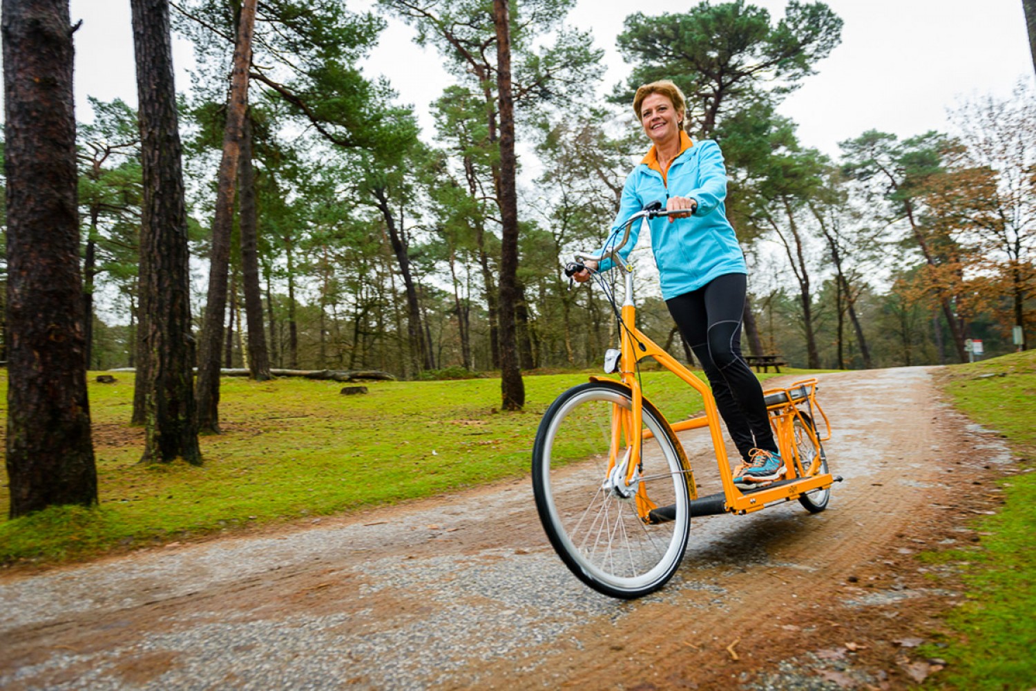 Vélo tapis roulant électrique Lopifit Bleu