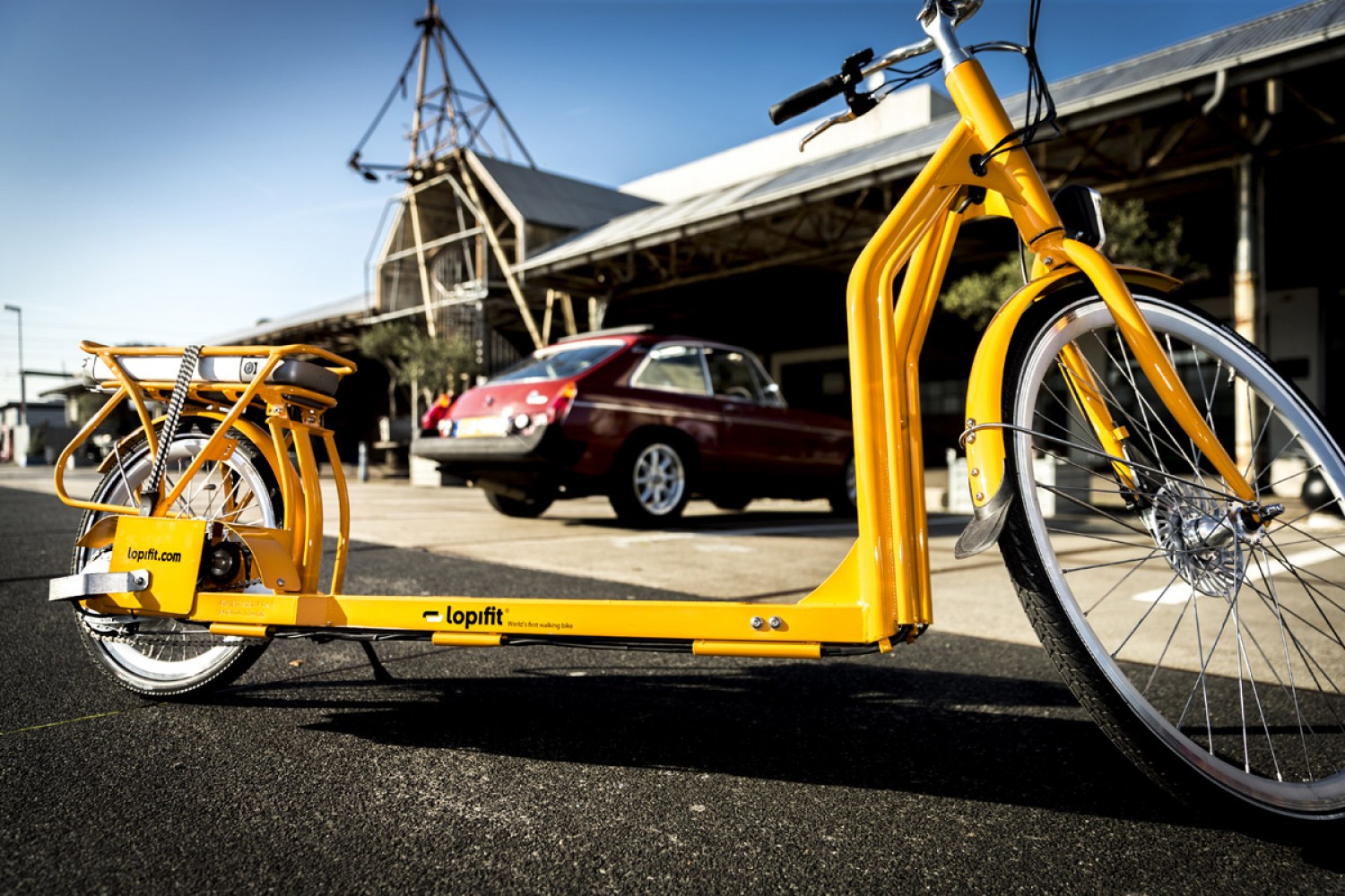 Vélo tapis roulant électrique Lopifit Rouge