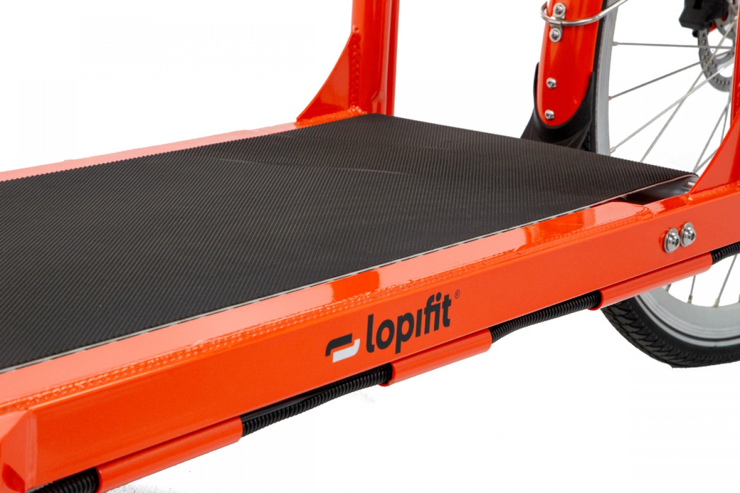 Vélo tapis roulant électrique Lopifit Orange