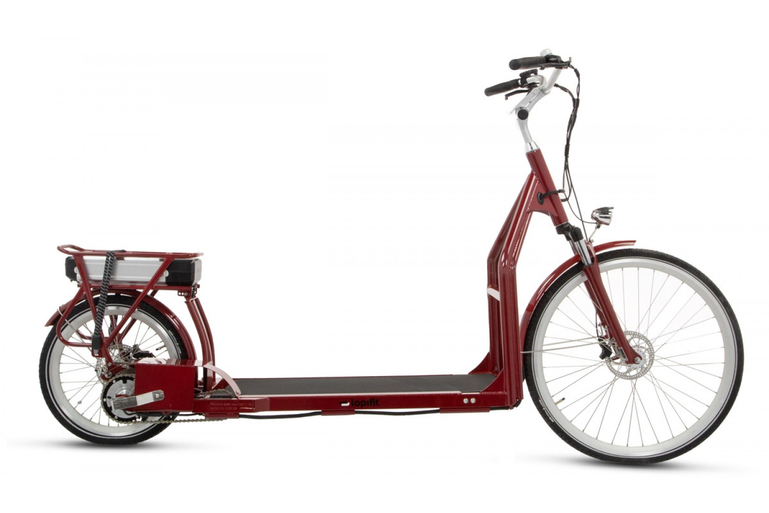 Vélo tapis roulant électrique Lopifit Rouge