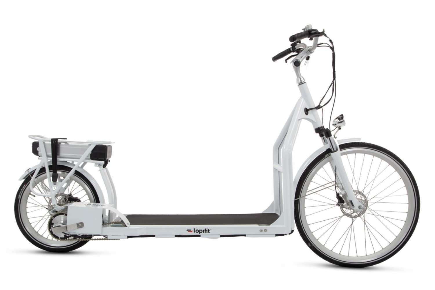 Vélo tapis roulant électrique Lopifit Blanc