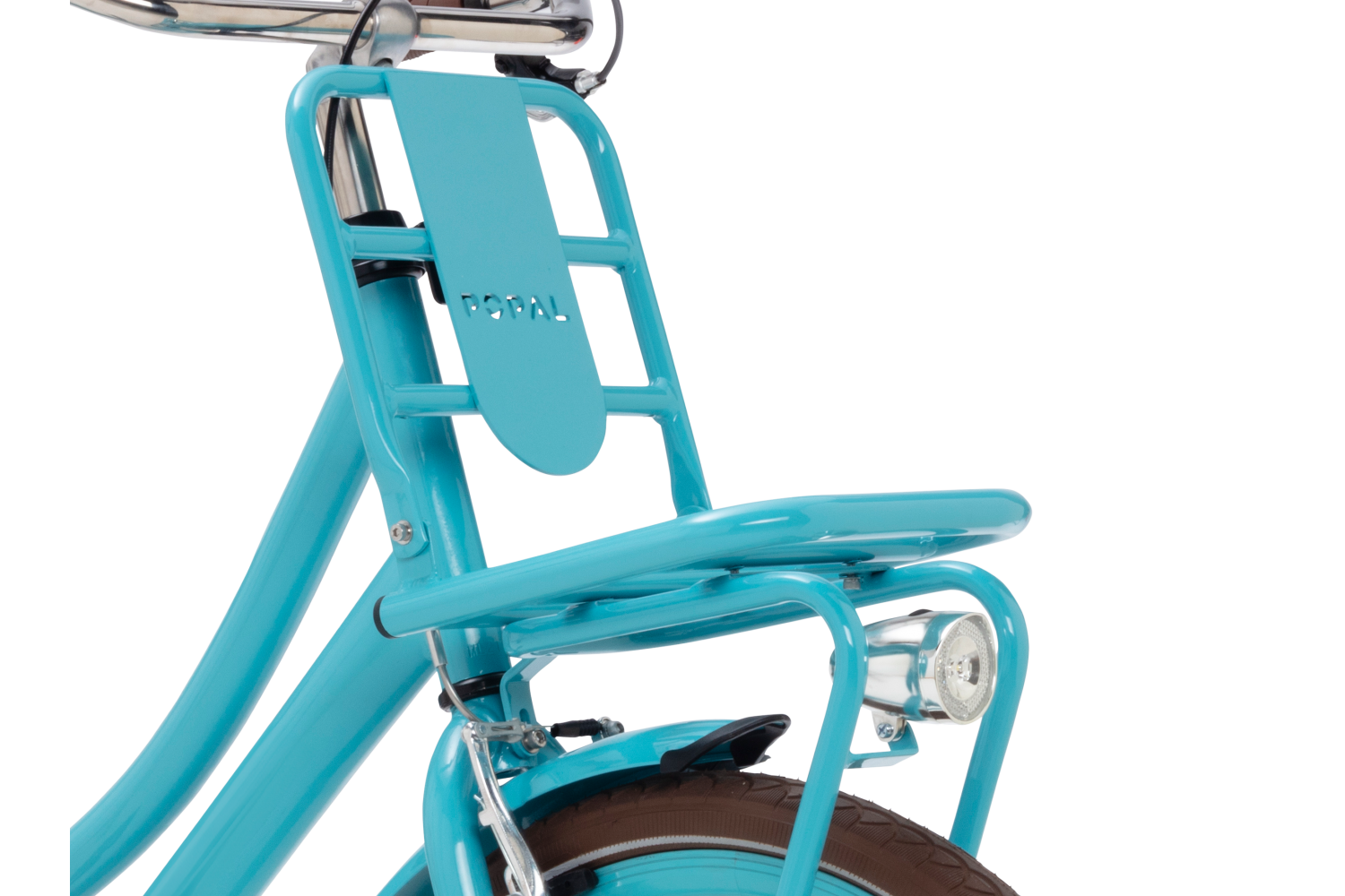 Vélo Hollandais Nogan Cargo 24 Pouces Filles Bleu Aqua