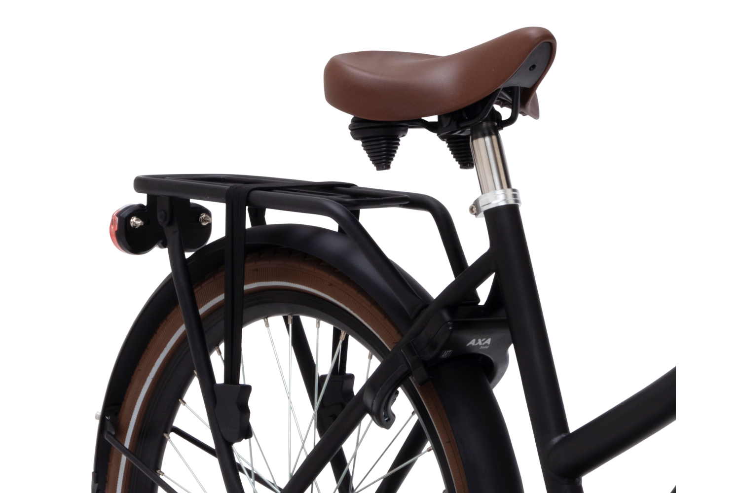 Vélo Hollandais Nogan Cargo 24 Pouces Filles Noir Mat