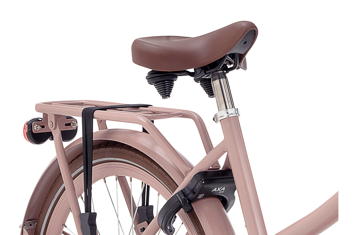 Vélo Hollandais Nogan Cargo 24 Pouces Filles Rose Mat